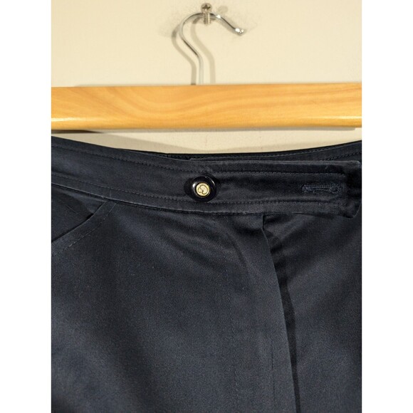 St. John Sport Pants Women Sz 6 Navy Straight Leg High Rise Work Office Career - Picture 3 of 9